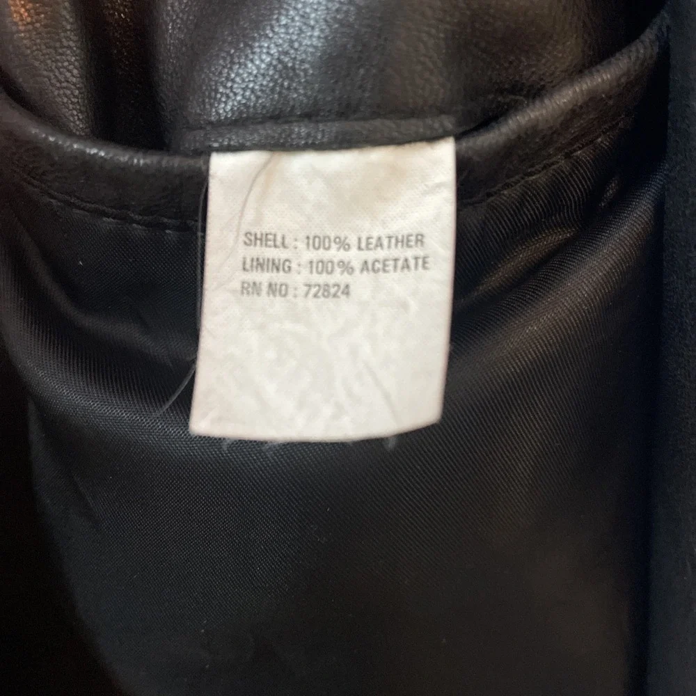 Vintage COACH Leather Women's Trench Coat Sz L Black 1996-1999 Soft Long Buttons
